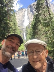 Scott and Bob at Yosemite Falls